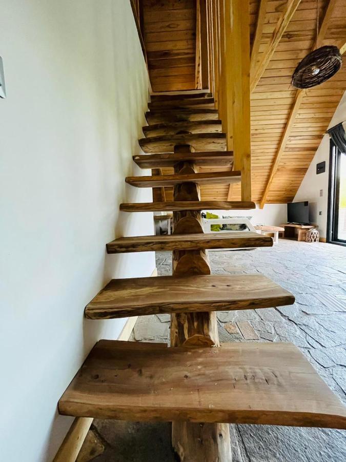 Unique Wooden Villa With Pool オリンピアダ エクステリア 写真