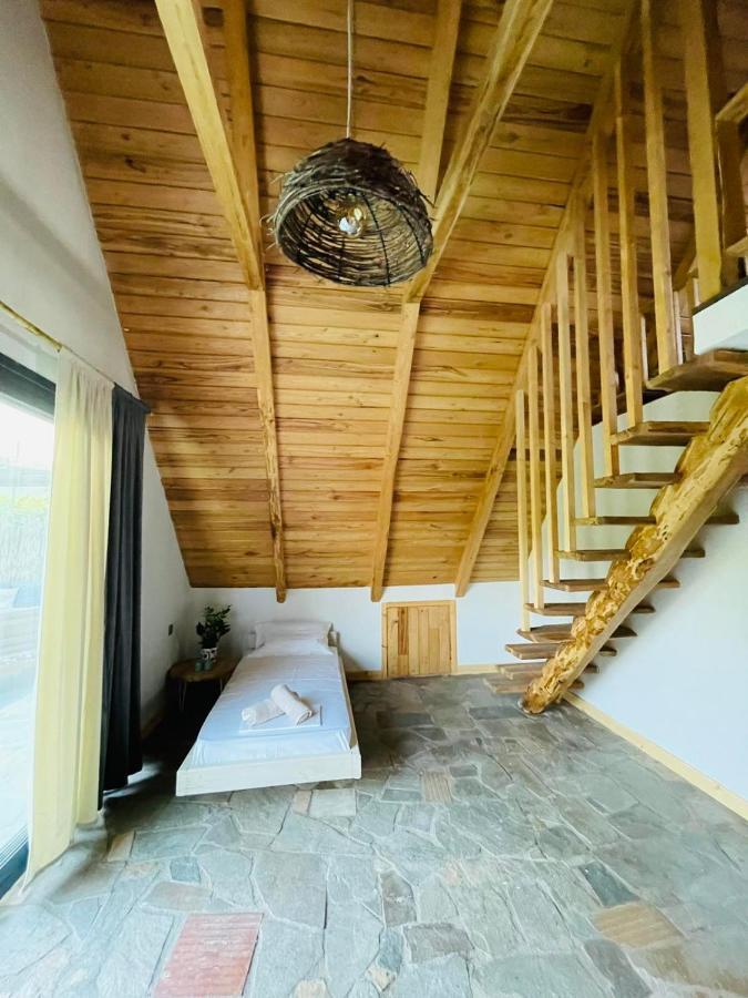 Unique Wooden Villa With Pool オリンピアダ エクステリア 写真